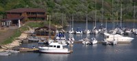 photo of life harbour marina at limanu showing yachts at anchor