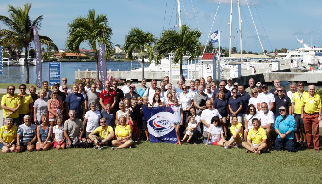 A group photo of all entrants in the 2019/20 World ARC race