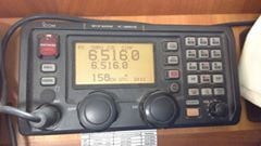 SSB radio with the frequency showing of the MedNet