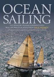 book cover for a book about ocean sailing with a large yacht sailing out in the ocean